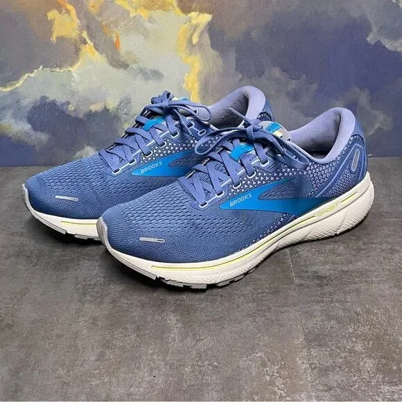 Brooks Ghost 14 Women's Blue Running Shoes Size 10.5B - Picture 2 of 16